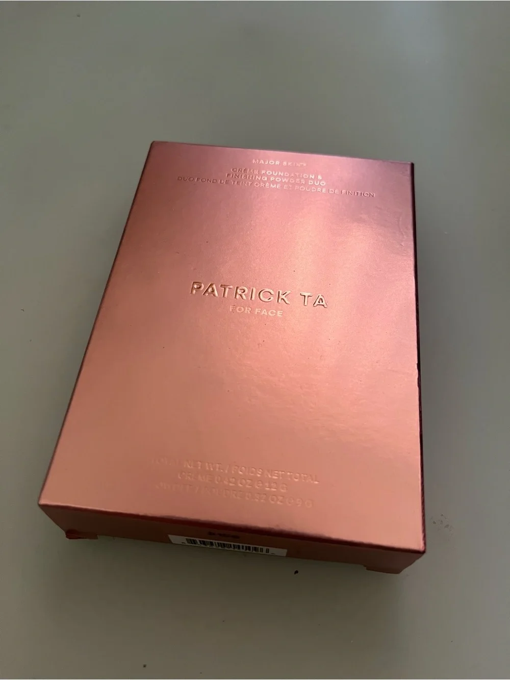NWT Patrick Ta Major Skin Crème Foundation& Finishing Powder Duo - Light Medium2